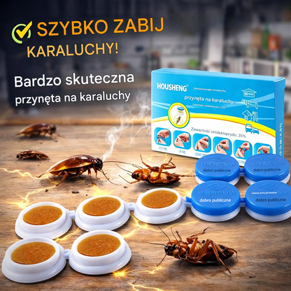 💥【5 pudełek po 40 kapsułek】 Mocny żel w formie przynęty do zabijania karaluchów