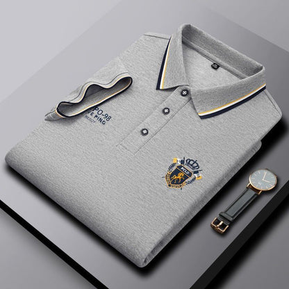 👘【Kup 1, otrzymaj 1 gratis】【M-4XL】💥Nowa męska koszulka polo, jednolity kolor🎉