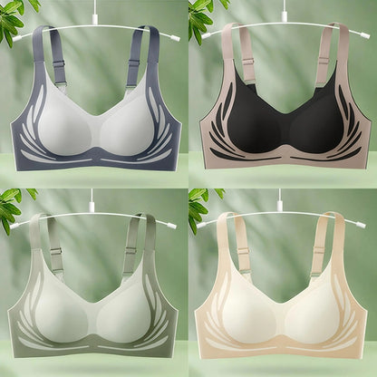 😍 【Kup 2, 2 gratis】 Damski biustonosz bezszwowy – modelujący i unoszący biust ❤️