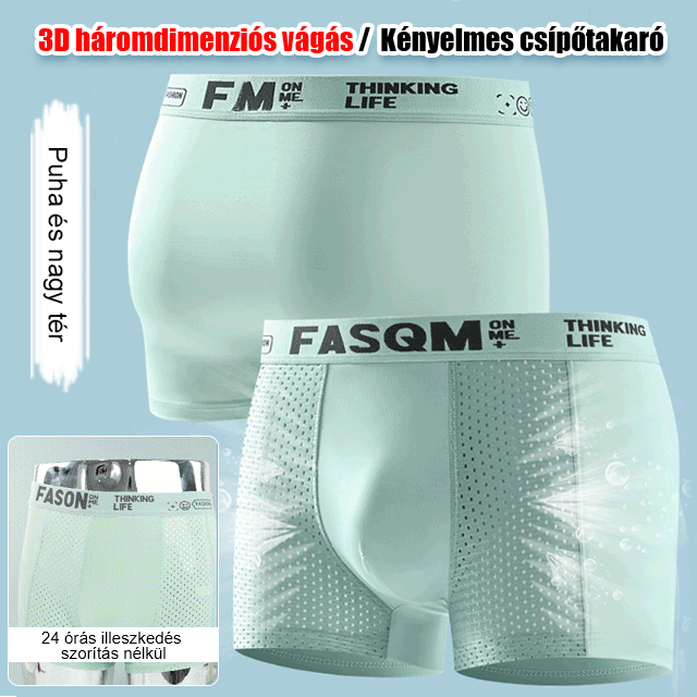 ⏰Oferta por tiempo limitado⏰[6 piezas por 34 euros] Bóxer de malla transpirable de seda helada para hombre, moda de verano europea y americana 2025💖Decoración con letras, ideal para el verano.