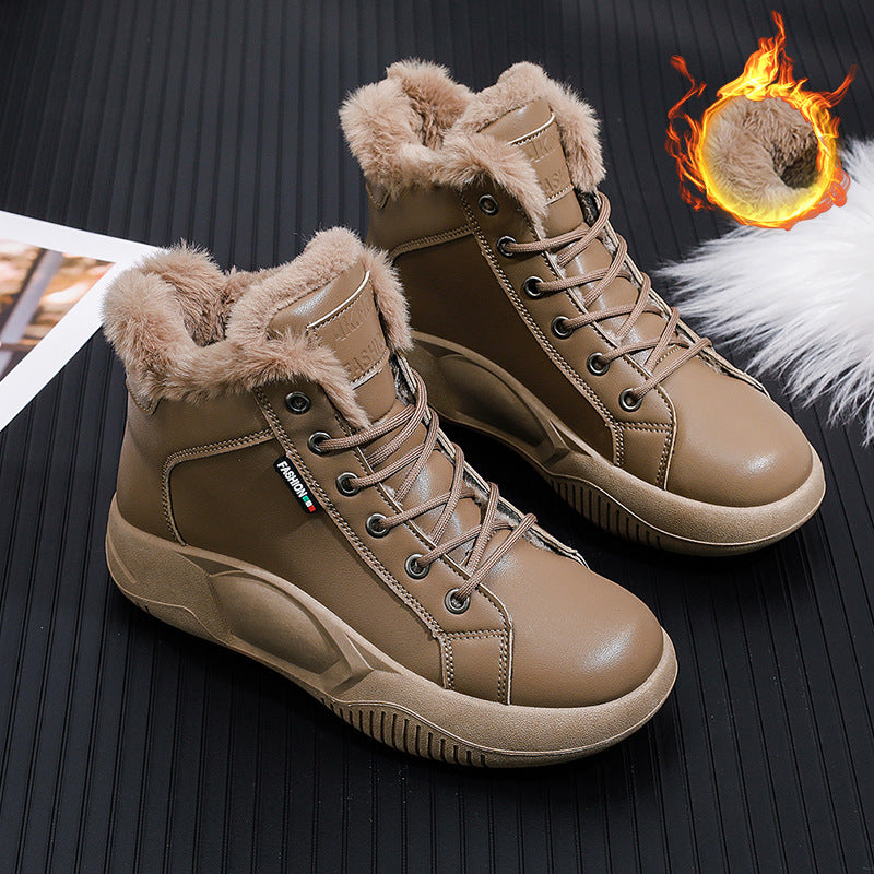 【35-43】 Retro hrubá podrážka, nové módne všestranné ležérne topánky