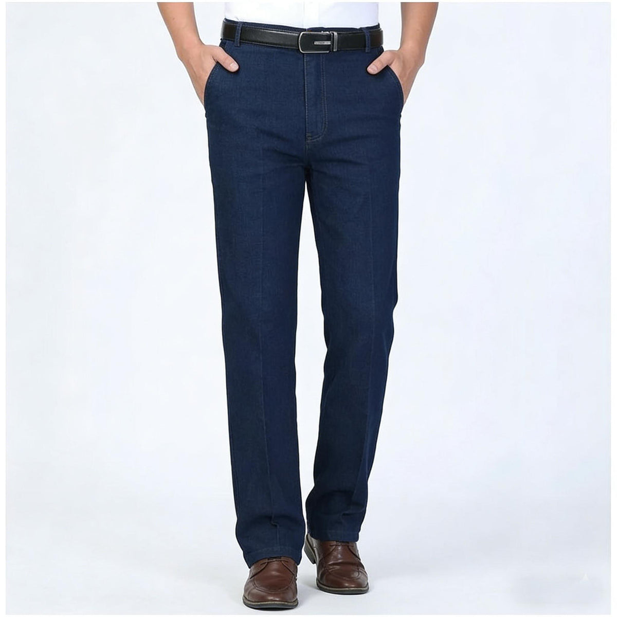 👖【50% OFF】👖 2026 г. Нови мъжки дънки с висока талия голям размер
