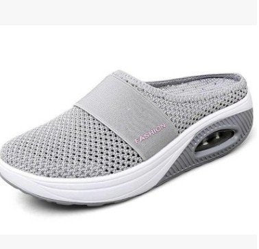🎀【35-43】Zapatos con colchón de aire de malla hueca europeos y americanos nuevos de verano 2025, transpirables y cómodos