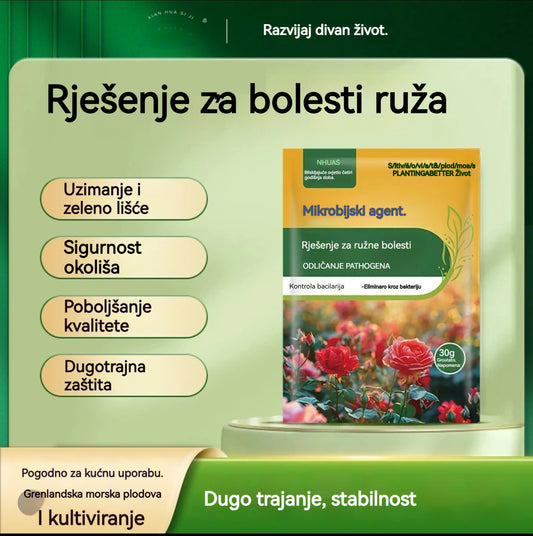 🌹🌹【5 vrećica】Posebni fungicid za ruže – učinkovito uklanja gljivične bolesti ruža🔥Posebno za vrtne biljke❗❗❗