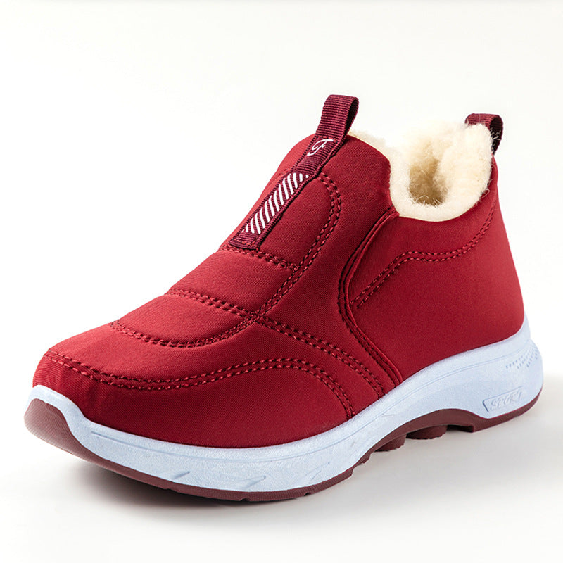 😀🎉【35-41】🔥terciopelo y engrosamiento🔥zapatos de invierno impermeables de algodón cálido para mujer