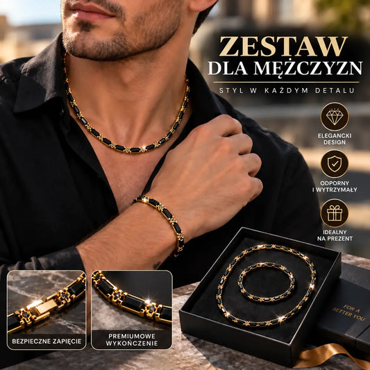 ⏳🔥 50% taniej przez ograniczony czas! ⏰ Olśniewający zestaw biżuterii: wyrazisty, elegancki i najwyższej jakości 💎✨