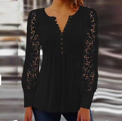 🎁【Zniżka ograniczona czasowo】【S-3XL】🔥💥Wysokiej jakości tkaniny jedwabne zbierane są raz na trzy lata,Ażurowe koronkowe wykończenia pozwalają wyrazić osobisty styl, nie będąc przy tym krzykliwymi.