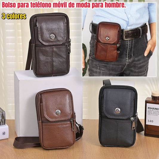 🔥📢Nuevo bolso para teléfono multifuncional, portátil y práctico para hombre🔥Bolso para colgar el teléfono🔥Bolso de hombro🔥Bolso bandolera