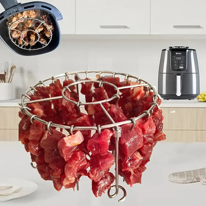 🍖🍗Stojak ze stali nierdzewnej 304 z 24 szpikulcami do piekarnika konwekcyjnego