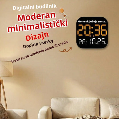🛏️  Digitalni sat za dom i ured - nježno buđenje, recite zbogom dosadnim budilicama! Podesiva svjetlina, tihi rad noću. Također prikazuje temperaturu. Pouzdan pratitelj za vaš svakodnevni život. 🌙