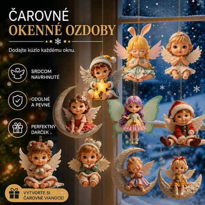 【10/20 kusov】Drevený anjelik - vianočná dekorácia do domácnosti