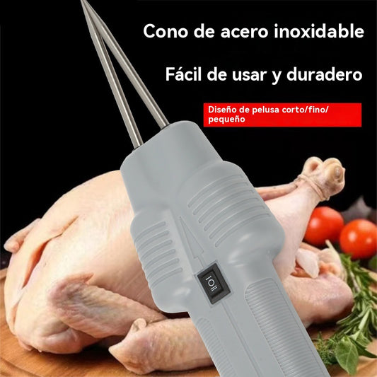 🐔🐓🦆【Imprescindible para el hogar】Desplumadora eléctrica portátil para aves, depilación rápida, ideal para pollos, patos y gansos.