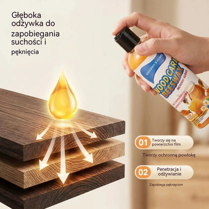 🔥Oferta ograniczona czasowo✨Wysokiej jakości naturalny krem na bazie wosku pszczelego do polerowania i czyszczenia drewna.