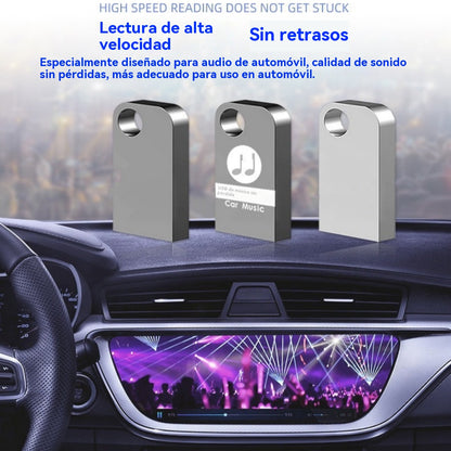 【Гореща разпродажба】🚗🎵🎵 【Музикално USB устройство】 Съхранява 3000 песни, 200 музикални видеоклипа и 6D звукови ефекти.