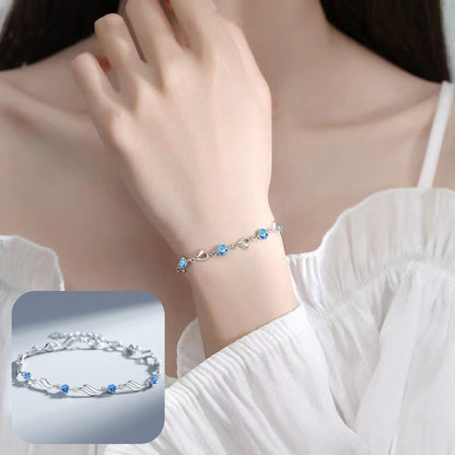 ✨✨【Купете 1, вземете 1 безплатно】💎💎Дамска гривна от сребро 925 с форма на океанско сърце, модерна, лек лукс, нишова, изящна