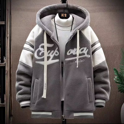 🔥 【Oferta ograniczona czasowo – połowa ceny】 Nowa męska, ocieplana kurtka zimowa z polaru termicznego
