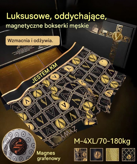 🔥Kup 2, otrzymaj 2 gratis🔥2026 Luksusowe magnetyczne bokserki męskie