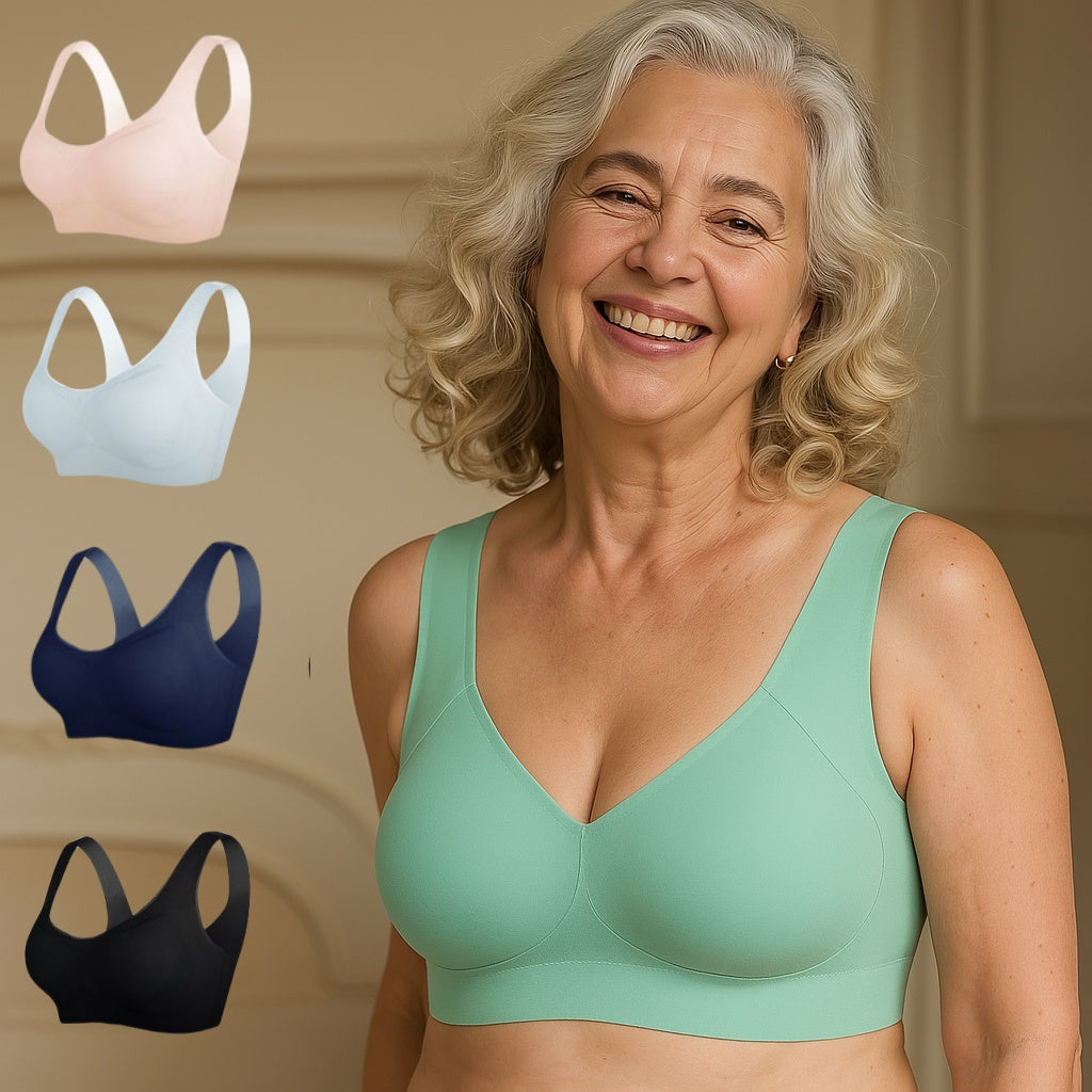 🌈【M-5XL】【Kupite 3, dobijte 2 gratis】Ultra tanki grudnjak od ledene svile bez šavova