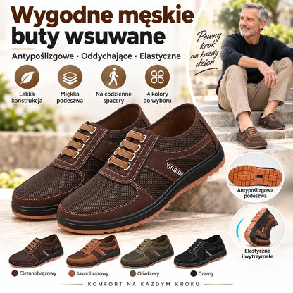 【Rozmiary 38–44】 🔥 Męskie sneakersy – nowe, przewiewne buty w stylu casual. Wygodne i uniwersalne, sprawdzą się zarówno w pracy, jak i na co dzień.