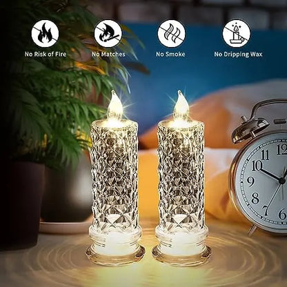 【🎁🕯️Kúpte 2, získajte 2 zadarmo! 】✨4 kusy za 29 eur✨🕯️ Bezplameňové LED sviečky – bezpečné, odolné a plné sviatočnej nálady