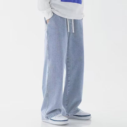 🔥Retro dżinsy męskie: styl casual, prosty, luźny krój, płatność przy odbiorze✨