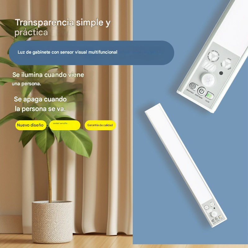 💡💡Lámpara de pared magnética de inducción multifuncional, multifuncional: ¡combina luz de noche, luz de lectura y lámpara de escritorio en una!