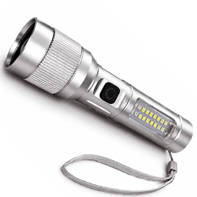 🔦 Wielofunkcyjna latarka LED z zoomem