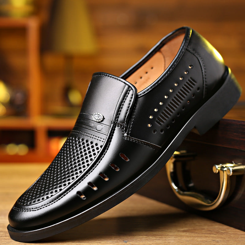 ⏰⏰【38-44】2025 nuevos zapatos casuales de cuero transpirable para hombre