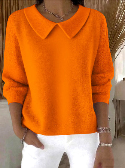 🔥👚【S-3XL】Pohodlný top s dlhým rukávom a výstrihom do V na jeseň a zimu