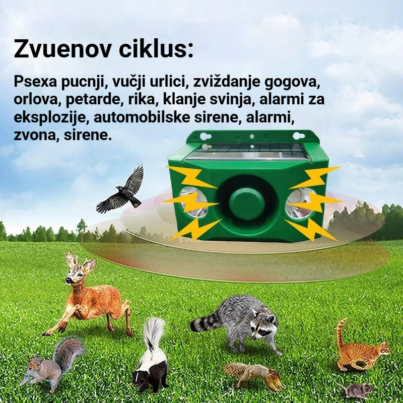 【✨-50% samo kratko vrijeme】🐅Solarni svjetlosni alarm za odbijanje divljih životinja