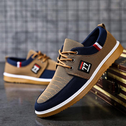🔥Gran oferta - 45% de descuento🔥Zapatos de lona informales de estilo coreano 2025 para hombre, transpirables y versátiles
