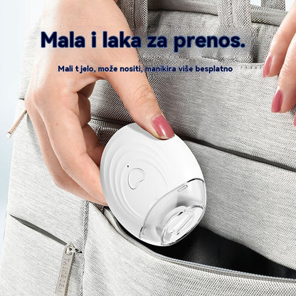 👶 Električna turpija za nokte ✨ Sigurna i nježna njega noktiju, punjiva putem USB-a, dizajn siguran za djecu kako bi se spriječilo priklještenje