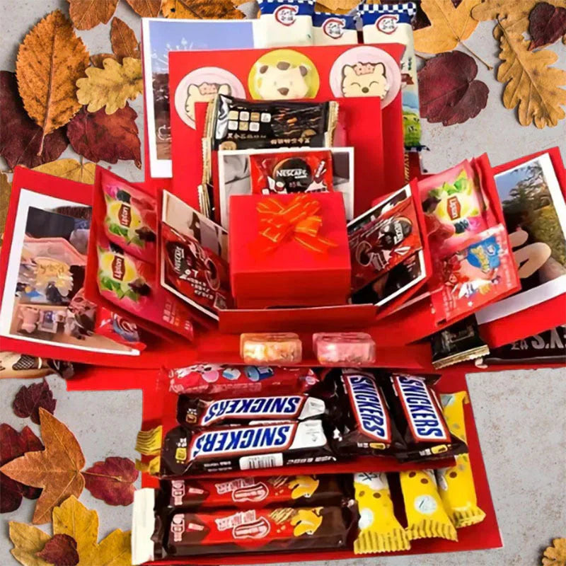 🎁【Compra 1 y llévate 1 gratis】✨Set de Cajas de Regalo Sorpresa Explosiva, perfecto para cumpleaños, sorpresas, envoltura de regalos y regalos para niños, chicos y novias.【Solo incluye la caja】