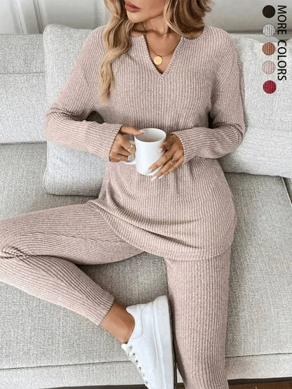 🔥【S-3XL】Damski casualowy, uniwersalny zestaw dzianinowy – ciepły i wygodny