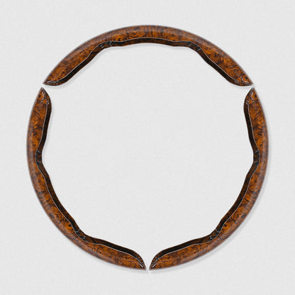 🔥🔥Bestseller w Polsce🔥🔥🚗【1 zestaw 3 sztuk】Drewniana antypoślizgowa osłona kierownicy samochodu