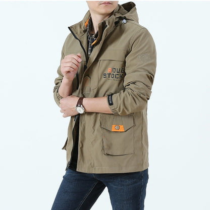 🌟【Nuevo producto en oferta】 🔥【M-5XL】Chaqueta informal con capucha de longitud media para hombre