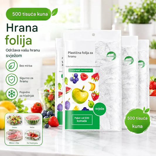 🔥🔥【500 komada】-- 25 €【Posljednja prodaja: 50% popusta】✨500 listova fleksibilne folije za hranu za višekratnu upotrebu