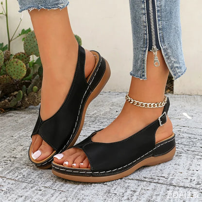 👡 Sandały rzymskie z najwyższej jakości skóry bydlęcej – gruba, anatomiczna podeszwa, szybkie zapięcie na rzep i duże rozmiary 36-43! ☀️✨