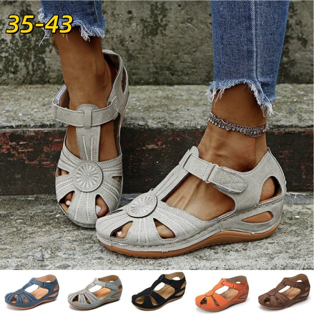 ✨🩰【Oferta de temporada】【35-43】Sandalias romanas para mujer - Piel suave y cómoda, pago contra entrega