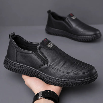 Nowe buty męskie z miękkiej skóry z 2026 r. | Oddychające i wygodne | Łatwe do chodzenia