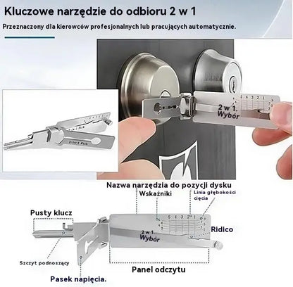 🔐Specjalne promocje w tym tygodniu🔑 - 49% zniżki🔥Dekoder kluczy ze stali nierdzewnej
