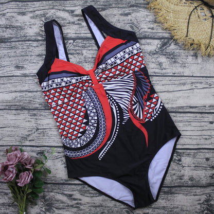 🩱🏊‍♀️ Bañador retro nuevo 2026, estampado vintage, estilo bikini