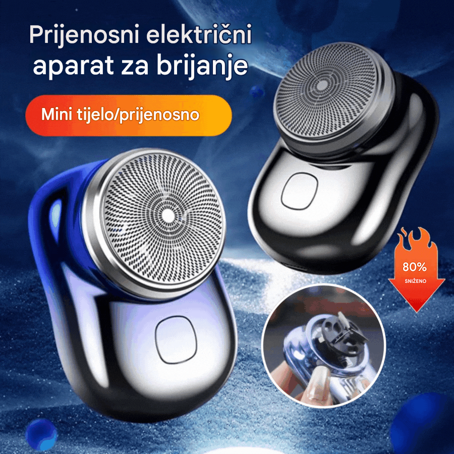 👏👏Popust od preko 49%🔥【Ograničeno na 300 kupaca dnevno】Prijenosni električni brijač