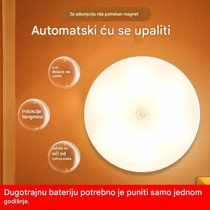 🏡💡 【Kupite jedan, dobijte jedan gratis】 Bežično pametno noćno svjetlo sa senzorom pokreta – praktično, praktično i jednostavno za punjenje.