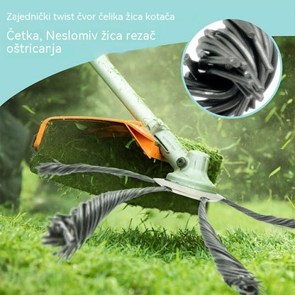 💥【Kupite jedan, dobijte jedan gratis】15 € po komadu 🌿⚙️ Oštrica za kosilicu s žicom od 6 inča