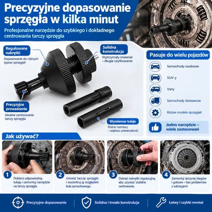 🔥Narzędzie do regulacji sprzęgła 🛠️ Uniwersalne narzędzie do centrowania sprzęgła, pasujące do większości samochodów, bardzo praktyczne.