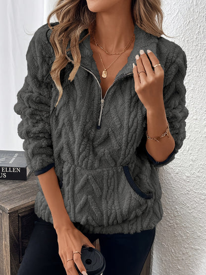 🔥Nowa gorąca wyprzedaż🔥【S-3XL】🎀🎀Nowe jesienno-zimowe modne damskie pluszowe bluzy z kapturem