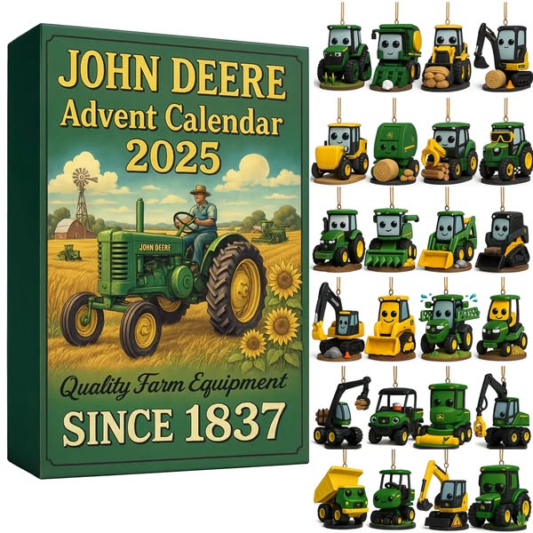 🎁🎁24-dniowy kalendarz adwentowy John Deere