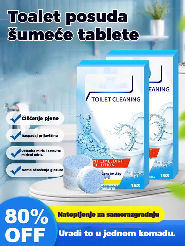 💦💧【Set od tri kutije】Snažne šumeće tablete za čišćenje toaleta