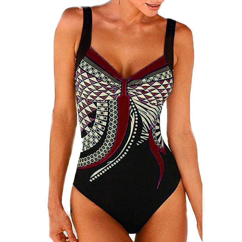 🩱🏊‍♀️ Bañador retro nuevo 2026, estampado vintage, estilo bikini